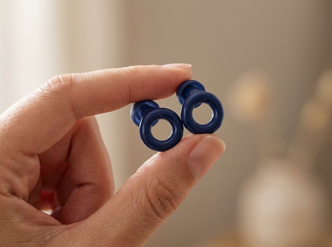 Dopuri de urechi Noseway, din silicon, bleumarin